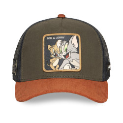 Casquette trucker prenium semi curved Tom and Jerry
