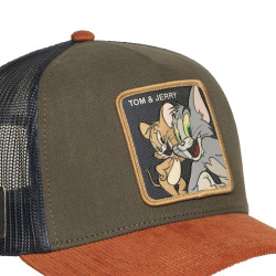 Casquette trucker prenium semi curved Tom and Jerry
