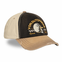 Casquette trucker avec filet adulte effet usé et broderie Xavier