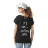 T-shirt femme loose print dos Only