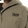 Veste femme à capuche doublée fausse fourrure avec patchs Sahaca