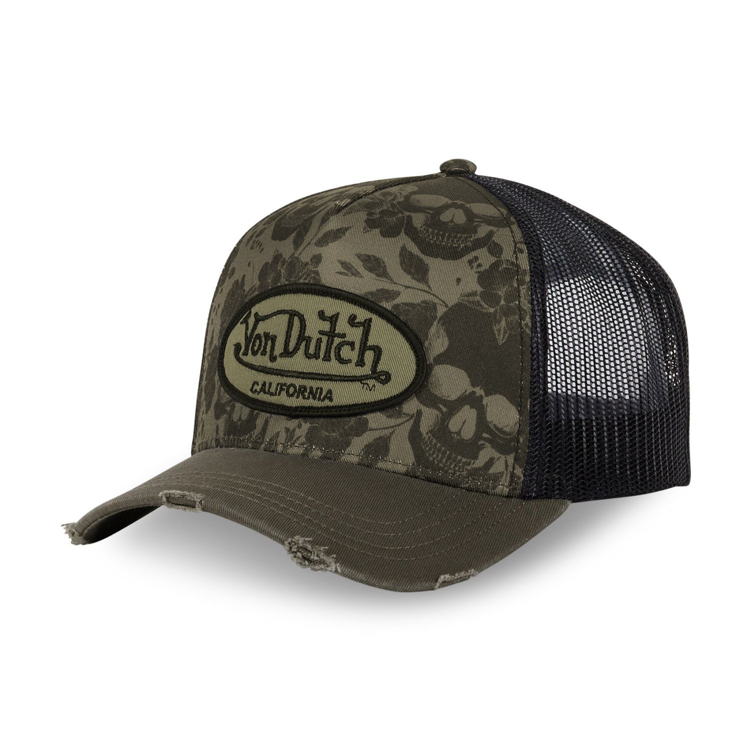Casquette trucker avec filet Print Skull