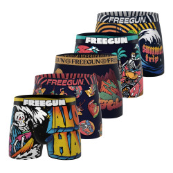 Lot de 5 boxers homme Garantie 2 ans Retro Summer