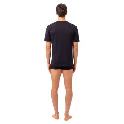 Lot de 2 Maillots de corps col rond homme en coton FU5053