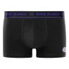 Lot de 4 boxers homme en coton Class uni ceinture colorée