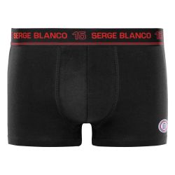 Lot de 4 boxers homme en coton Class uni ceinture colorée