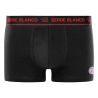 Lot de 4 boxers homme en coton Class uni ceinture colorée