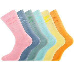 Lot de 6 paires de tennis homme colorées Neon