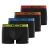 Lot de 4 Boxers coton homme uni ceinture