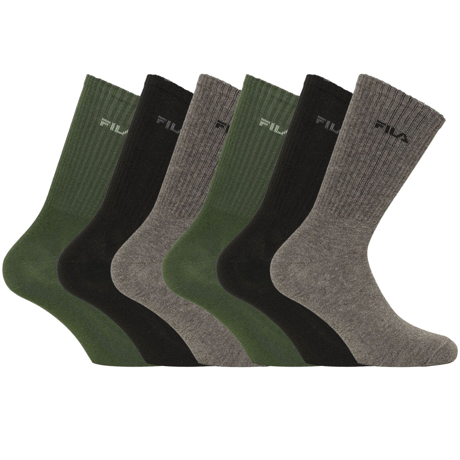 Lot de 6 Paires de tennis homme en viscose de bambou FU5513