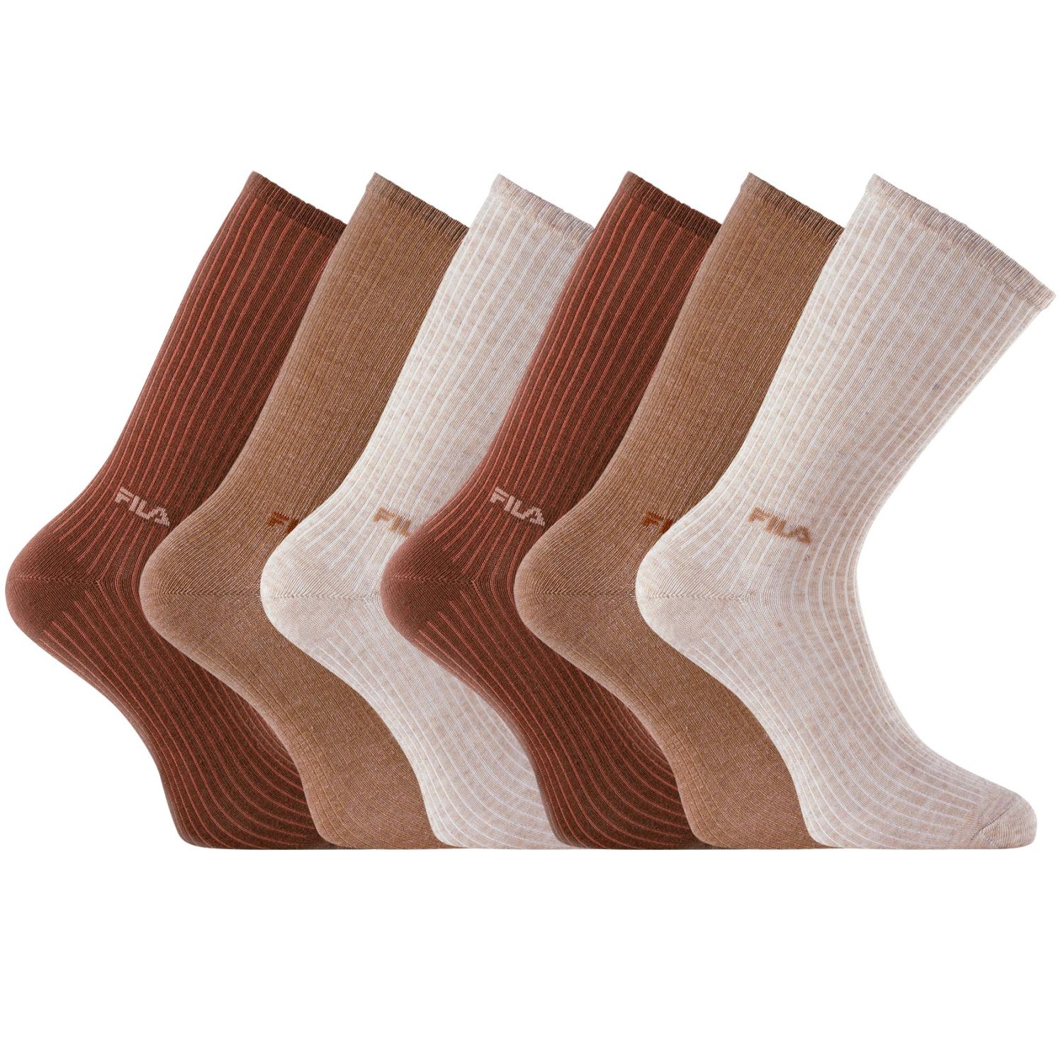 Lot de 6 Paires de tennis femme Urban Natural FU6411