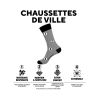 Lot de 6 paires de chaussettes de ville Serge Blanco
