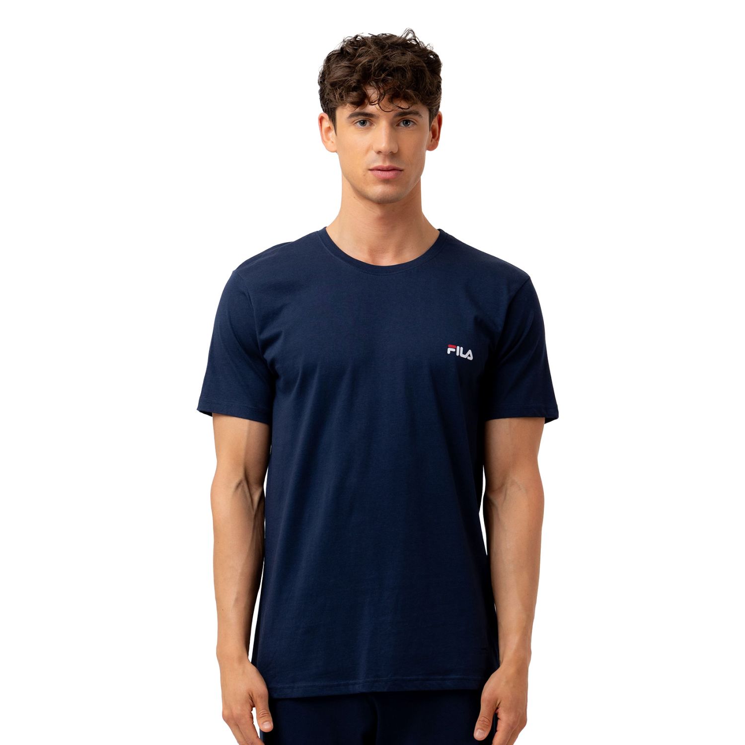 T-shirt homme uni 100% coton Fila