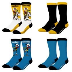 Lot de 4 paires de chaussettes Lucky Luke
