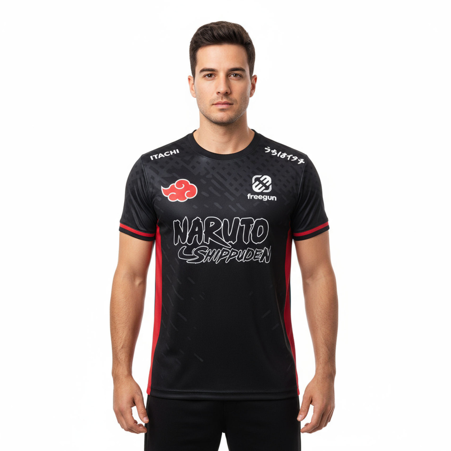 T-shirt homme en polyester Naruto Shippuden  Itachi