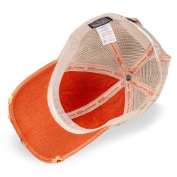 Casquette baseball avec filet souple adulte et patchs Mac Gazoline