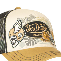 Casquette trucker filet patch brodé Patches