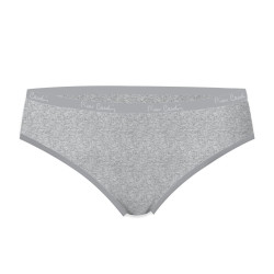 Lot de 3 slips femme  en coton uni et imprimé ceinture fine 2cm BGP