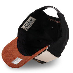 Casquette trucker bi-matière semi curved avec écusson animal Cheetah