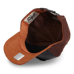 Casquette trucker bi-matière semi curved avec écusson animal Tiger