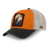Casquette trucker semi curved avec filet et écusson animal Wolf