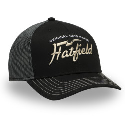 Casquette trucker avec filet semi curved avec broderie Beige Lo