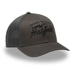 Casquette trucker avec filet semi curved avec broderie Grey Matter