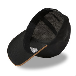 Casquette trucker avec filet bi-matière semi curved et patch Hatmaker