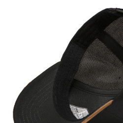 Casquette trucker avec filet bi-matière semi curved et patch Hatmaker