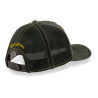 Casquette trucker avec filet avec écusson animal Black Stallion