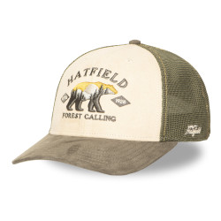 Casquette trucker avec filet semi curved avec broderie Bear