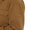 Veste homme en serge de coton Worker Camel