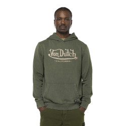 Sweat à capuche homme terry en acid wash Youth