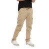 Pantalon droit homme type cargo en canvas avec patchs Fight