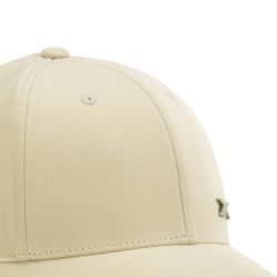 Casquette baseball en polyester avec écusson argenté Badge Cap