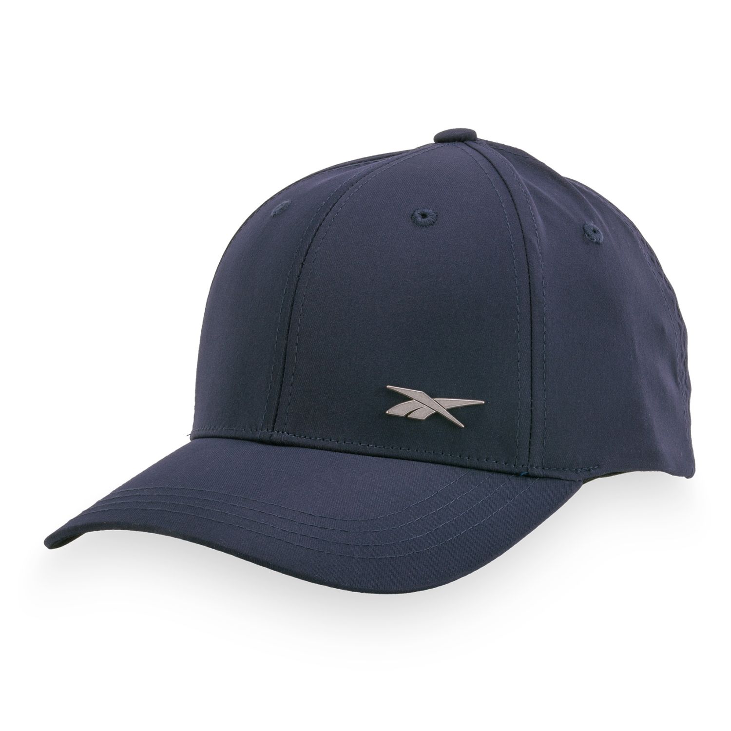 Casquette baseball en polyester avec écusson argenté Badge Cap