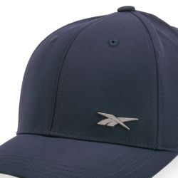 Casquette baseball en polyester avec écusson argenté Badge Cap