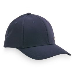 Casquette baseball en polyester avec écusson argenté Badge Cap