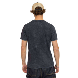 T-shirt homme col rond  Regular fit en Jersey effet Acid wash Seeing