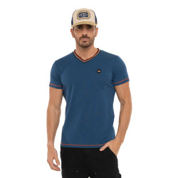 T-shirt homme col V  Regular fit en Mesh