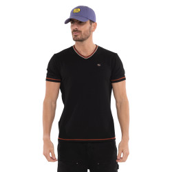 T-shirt homme col V  Regular fit en Mesh