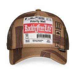 Casquette trucker imprimée avec filet Traveler