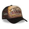 Casquette trucker imprimée avec filet Keep on Rolling
