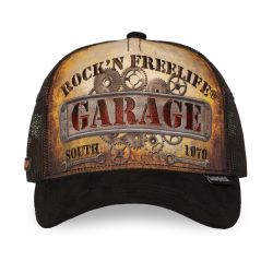 Casquette trucker imprimée avec filet Keep on Rolling
