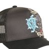Casquette trucker imprimée avec filet Chained Wolf