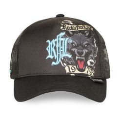 Casquette trucker imprimée avec filet Chained Wolf