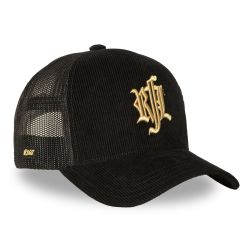Casquette trucker en velours avec filet logo brodé Black Hole Sun