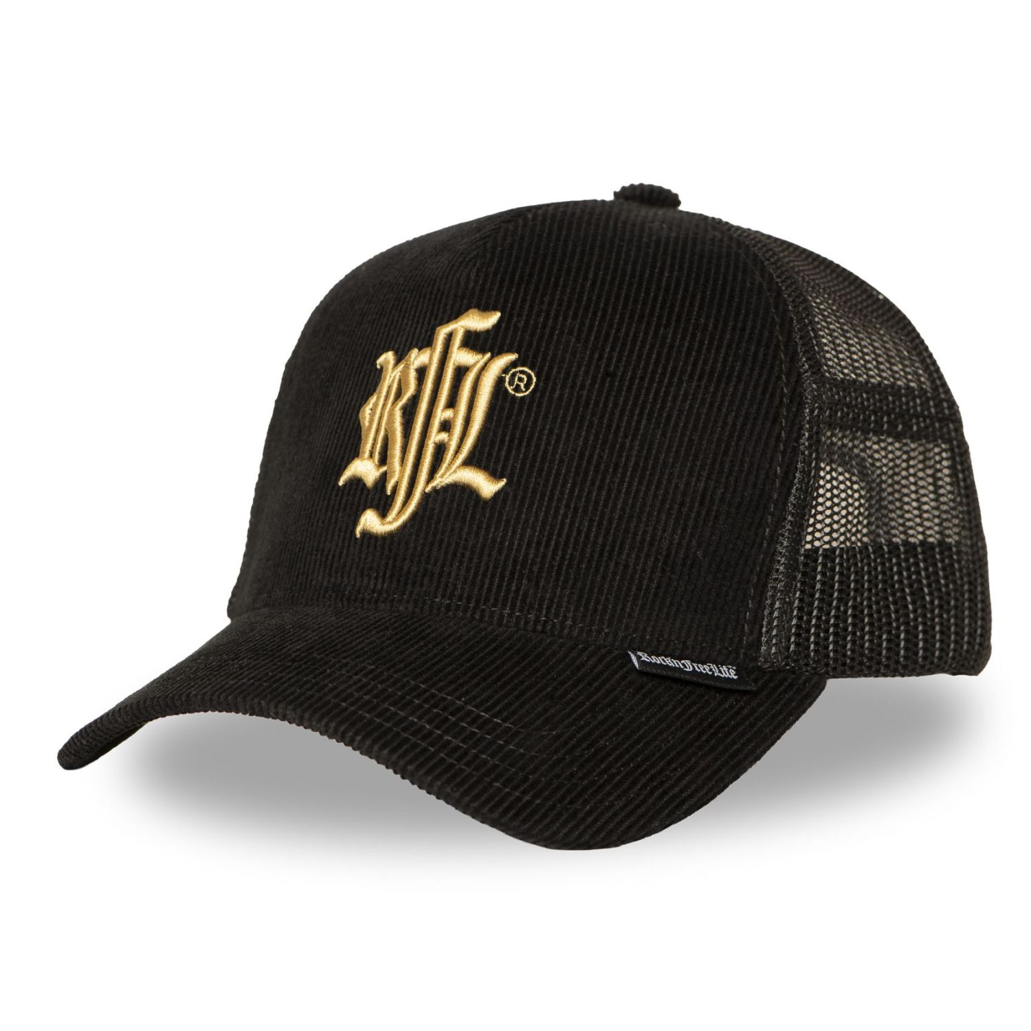 Casquette trucker en velours avec filet logo brodé Black Hole Sun