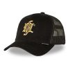 Casquette trucker en velours avec filet logo brodé Black Hole Sun