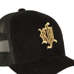 Casquette trucker en velours avec filet logo brodé Black Hole Sun